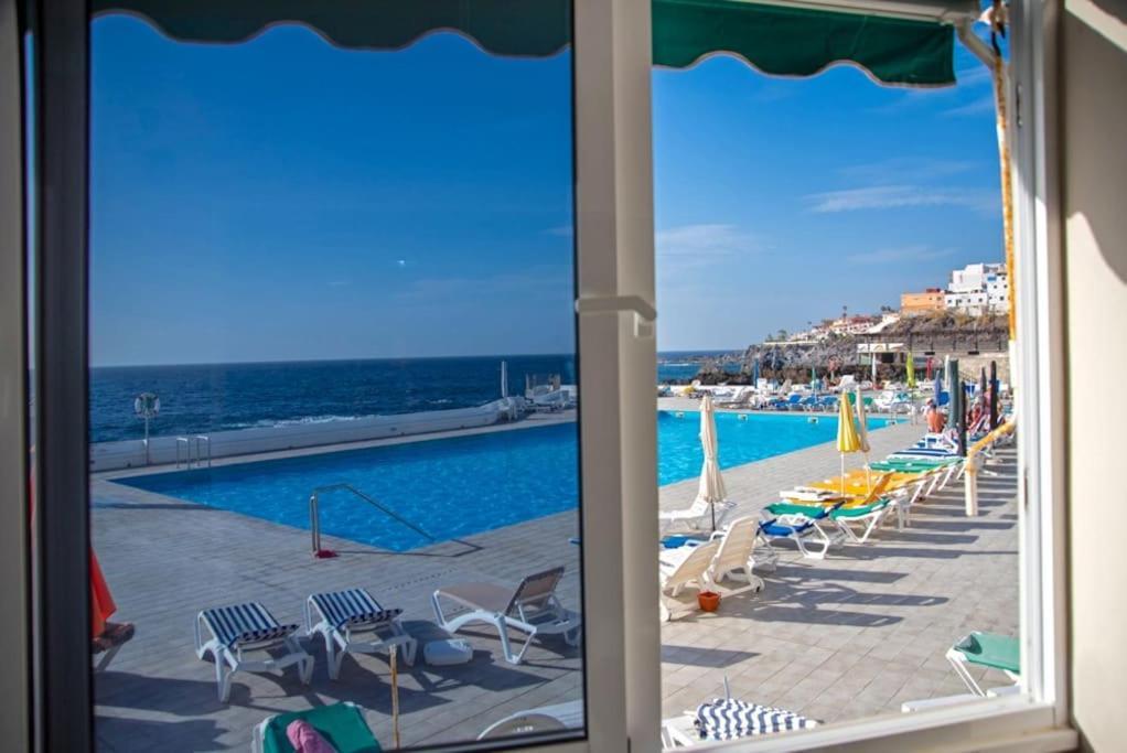 First Line Ocean View Studio Puerto de Santiago  Exterior photo